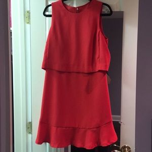 Banana Republic coral party dress